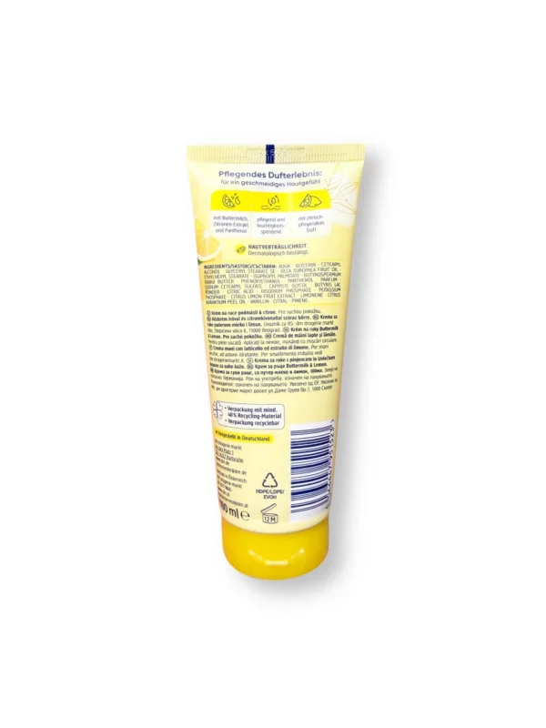 Handcreme Buttermilk & Lemon, 100 ml