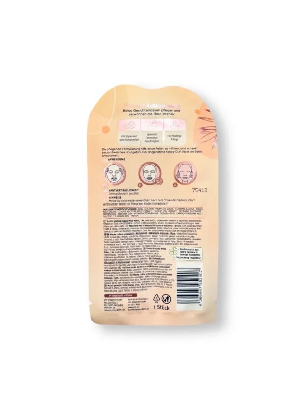 Milky Coconut Sheet Mask, 1 piece