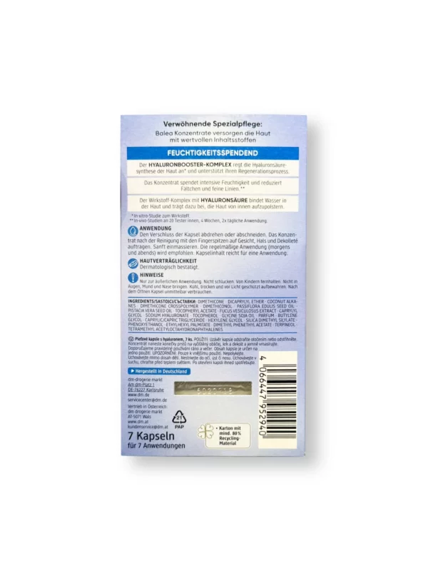 Hyaluronic Acid Concentrate, 7 pcs