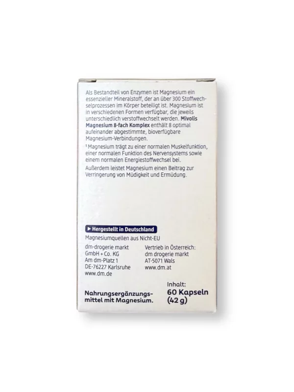 Magnesium 8-fach Komplex Kapseln 60 St, 42 g
