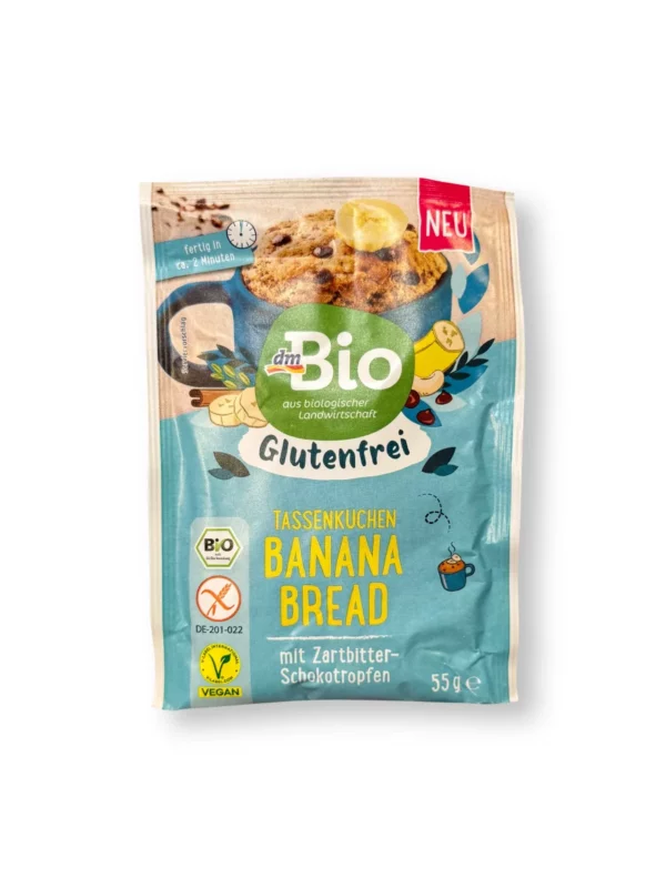 Tassenkuchen, Banana Bread, glutenfrei, 55 g