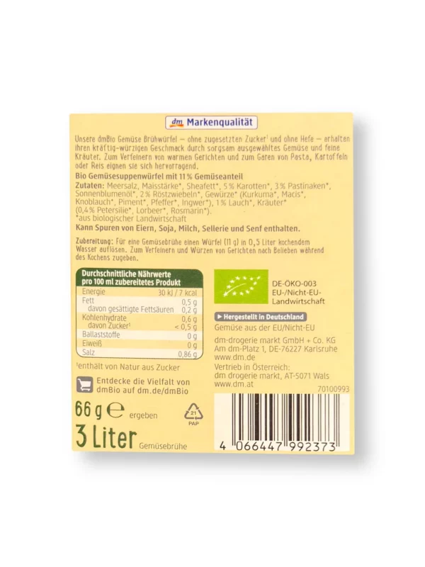 Gemüsebrühwürfel, 66 g
