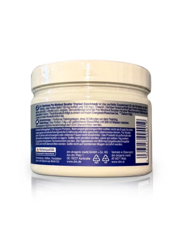 Pre-Workout Booster, Tropical-Geschmack, 290 g