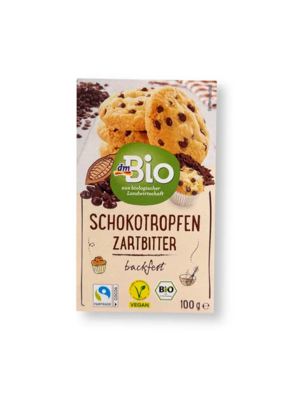 Schokotropfen Zartbitter, backfest, 100 g
