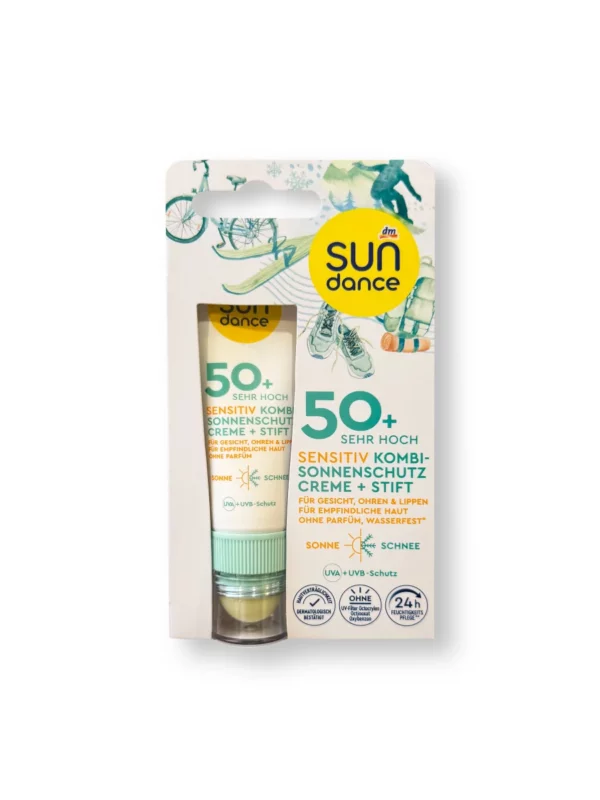 Sonnenschutz Kombi Gesicht sensitiv Creme & Stift, LSF 50 (25 ml & 3 g), 1 St