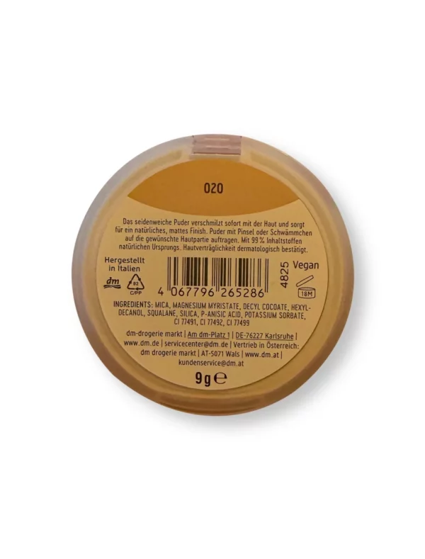 Compact Powder Soft & Set Matte 020, 9 g