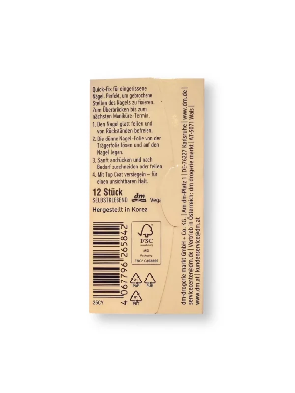 Nail Repair Quick Fix Sheets, 12 sheets Nail Repair Quick Fix Sheets, 12 sheets