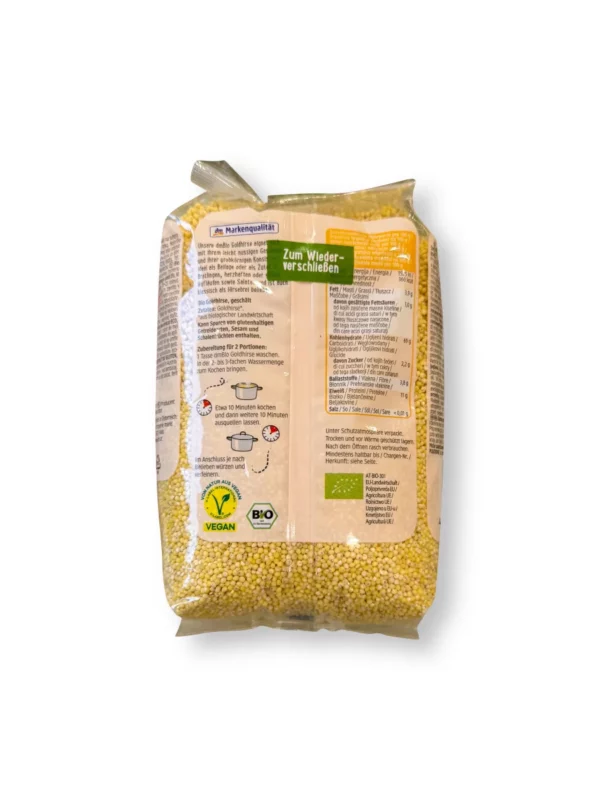 Getreide, Goldhirse grobkörnig, 800 g