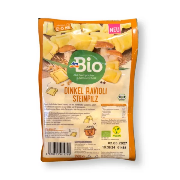 Nudeln, Ravioli Steinpilz, 250 g