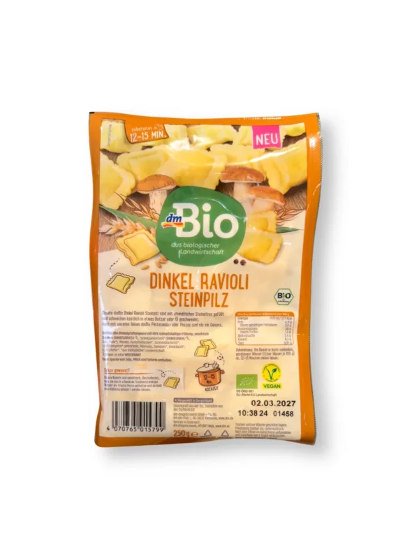Nudeln, Ravioli Steinpilz, 250 g