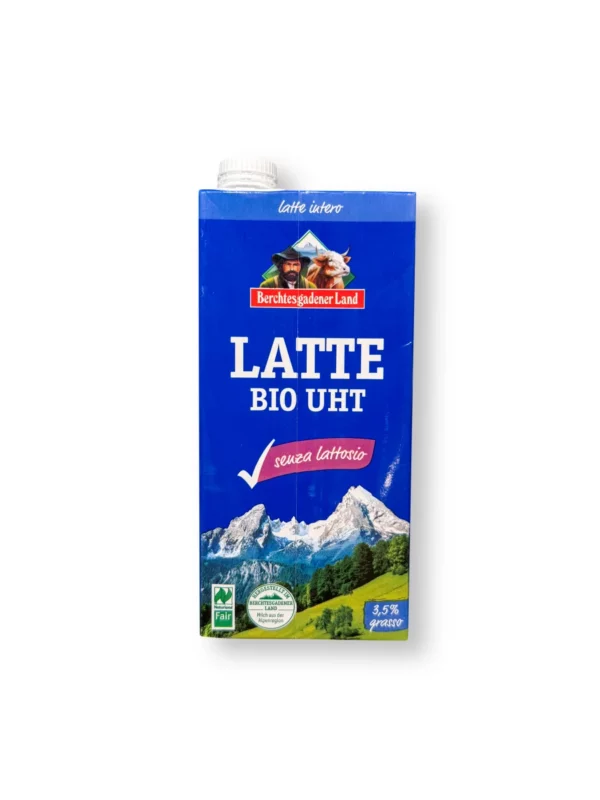 Milch, haltbare Alpenmilch, 3,5% Fett, laktosefrei, 1 l