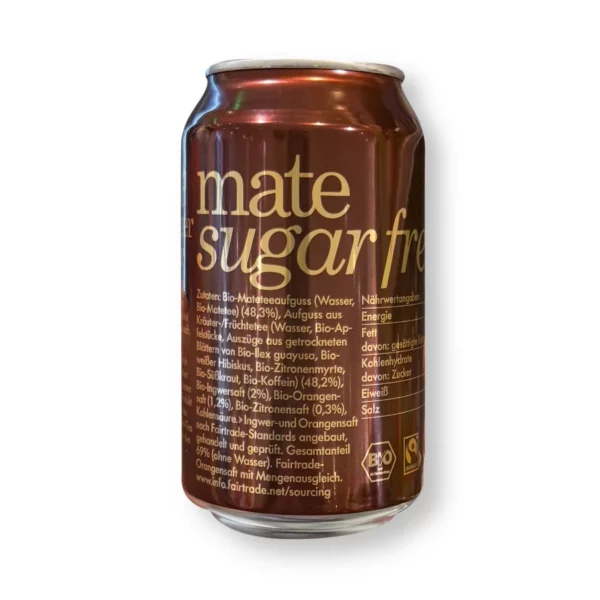 Soft drink, Mate Ginger, 0.33 L DISPOSABLE