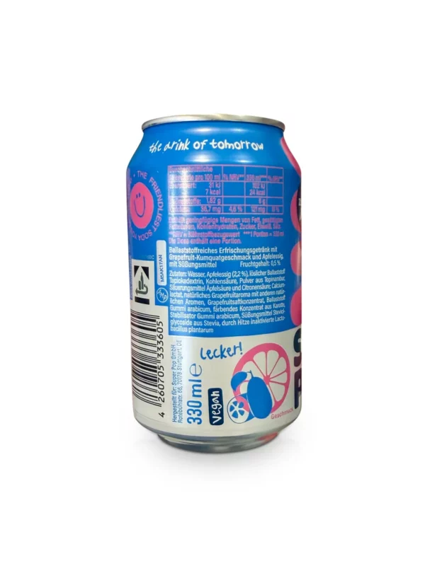 Erfrischungsgetränk, Super Pop Pink Grapefruit-Kumquat, 0,33 l EINWEG