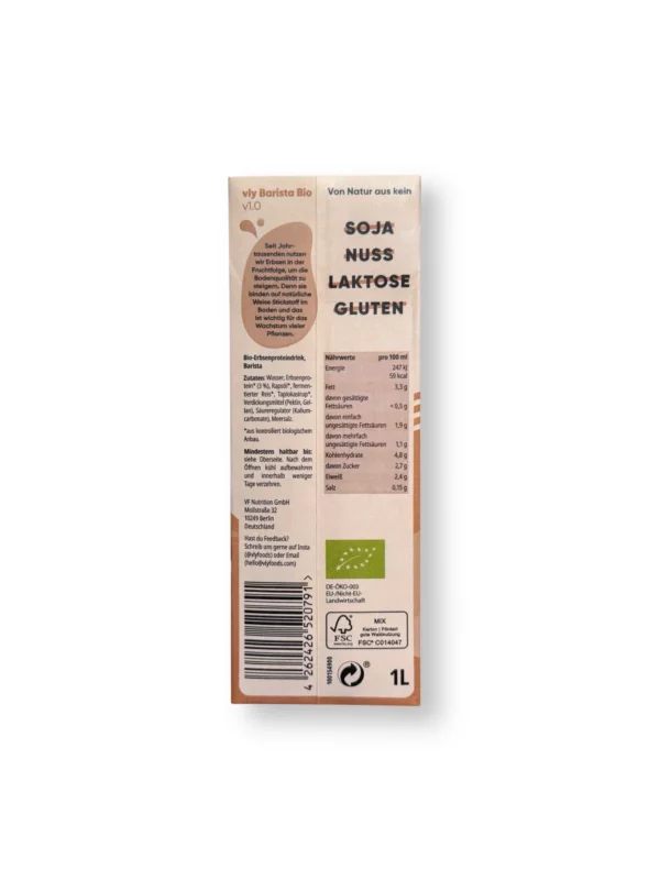 Pflanzendrink, Erbse Barista, 1 l